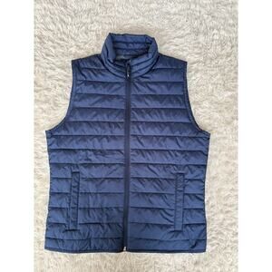Gap “Cold Control” Men’s Sz. M Blue Puffer Vest. Exc. Quality & Condition